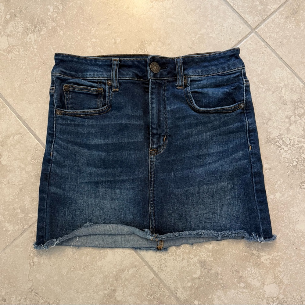 American Eagle Outfitters Dark Blue Mini Skirt